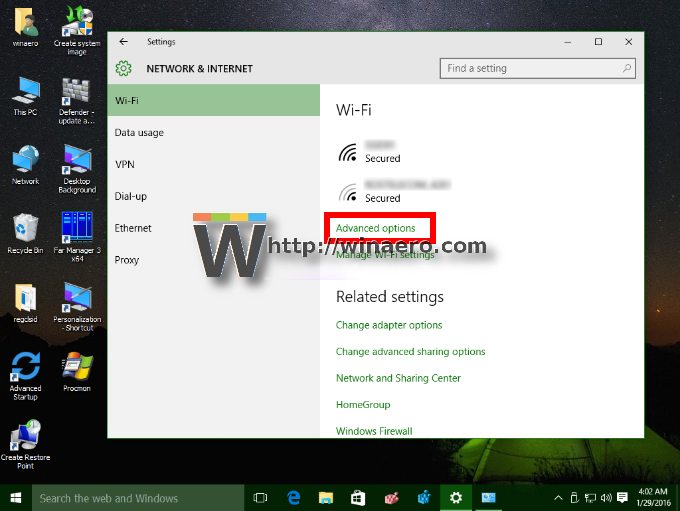 Windows 10 Wifi Settings Not Showing Up